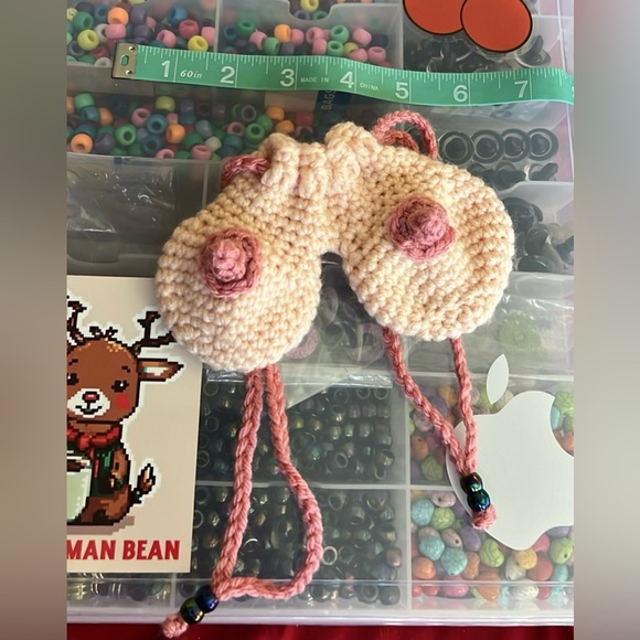 Crocheted Boobie Bag 🌟 - Picture 2 of 8